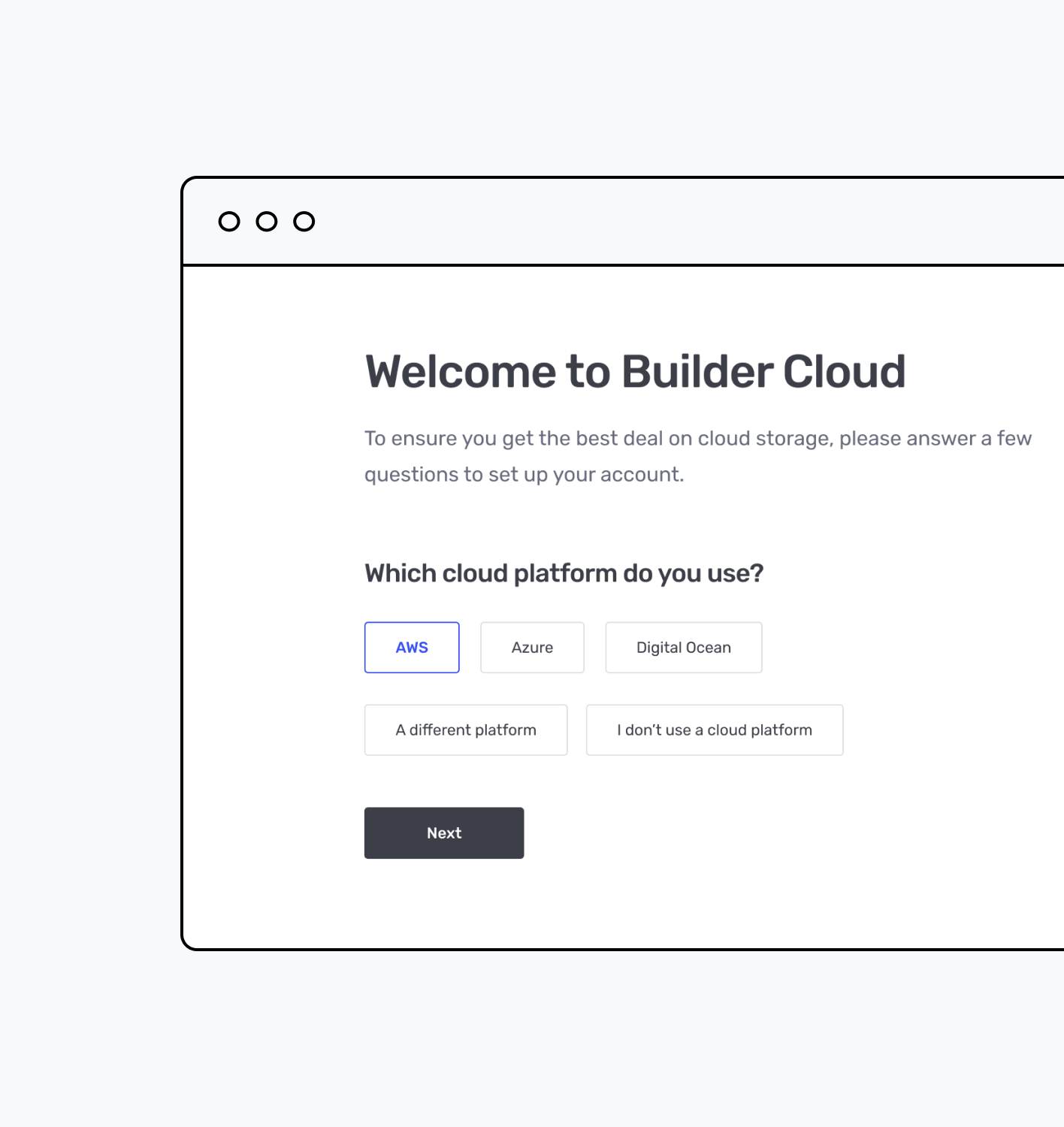 Builder Cloud illustrative screen