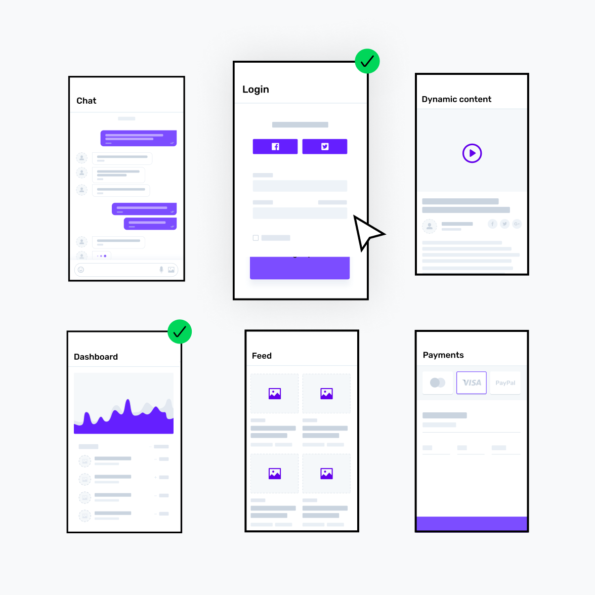 A collection of features built by builder