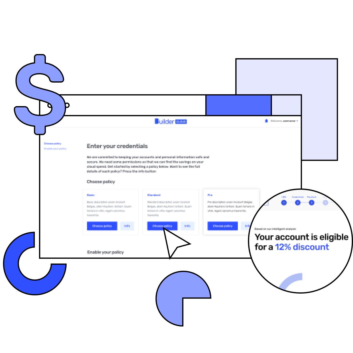 Builder Studio dashboard with available development platforms