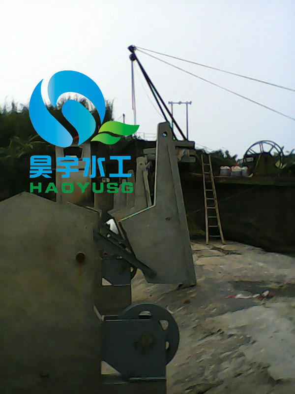 水泥自動翻板壩