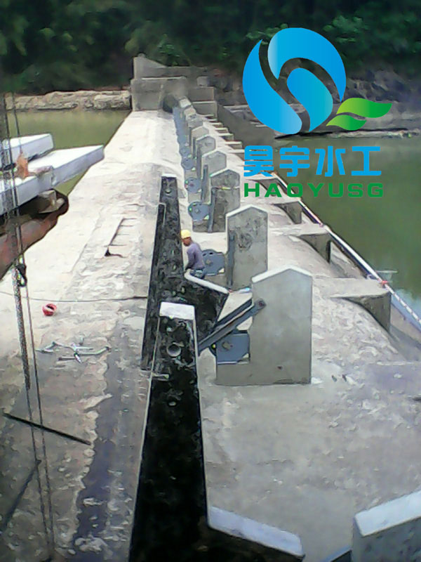 水泥自動翻板壩